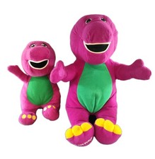 Barney the Dinosaur TALKING BARNEY Purple Dinosaur 1998 Playskool Toys & plush