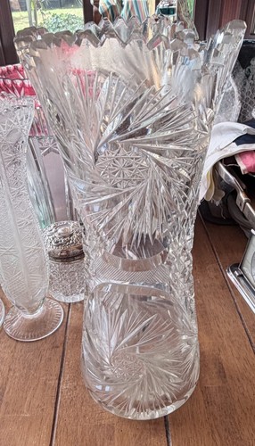 Vintage cut crystal - , with