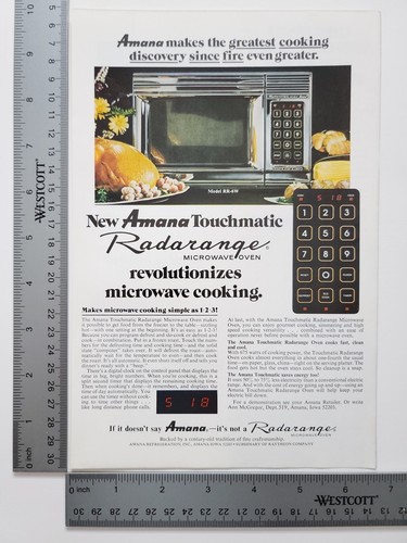 Amana radarange microwave - radarange,