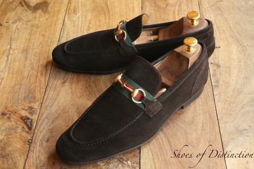 Gucci brown suede - gucci,