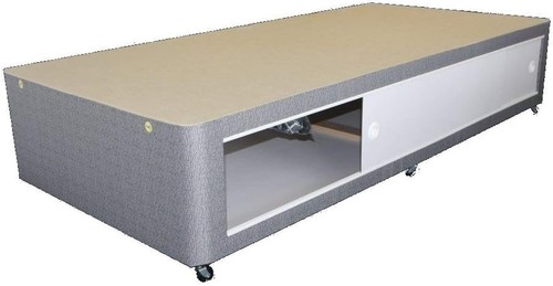 Offer grey single bed base - single,