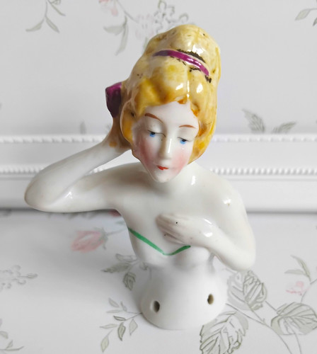 Antique german porcelain - porcelain, half