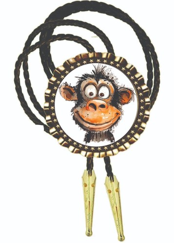 Cartoon smiling monkey bolo - smiling,