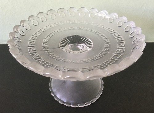 Victorian frosted pressed