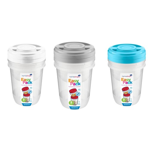 Food storage containers - storage, round