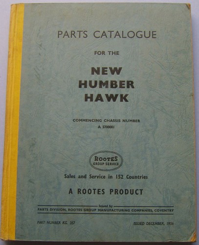 Humber hawk original - humber, (new)