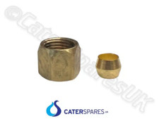 6MM BRASS FEMALE NUT AND OLIVE