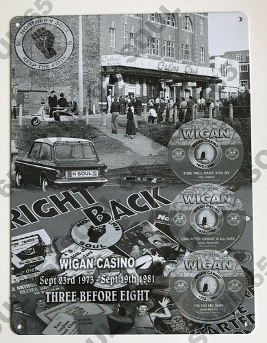 Northern soul metal sign - metal,