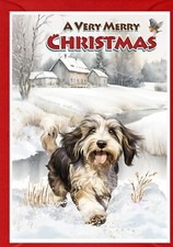 Tibetan Terrier Dog Christmas