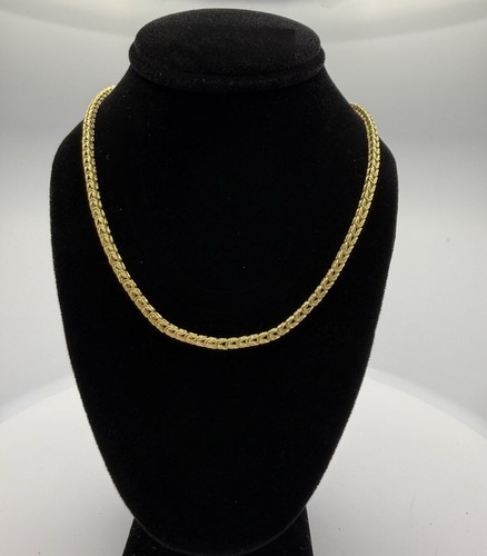 14k gold byzantine chain 18 - 14k,