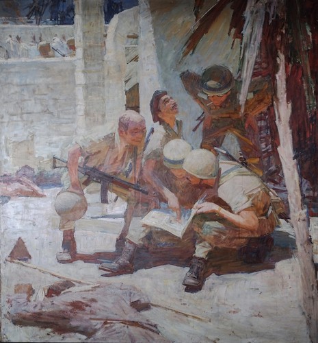 Original vintage oil painting - original,