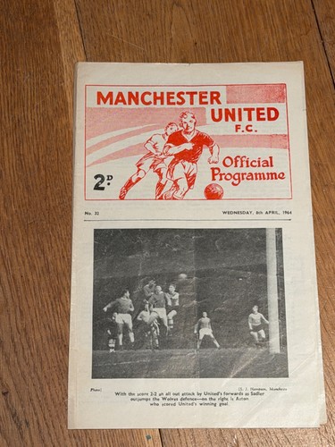 Programme 1964 manchester - 1964,