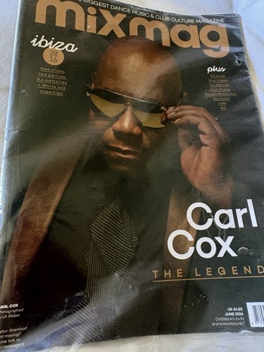 Mixmag magazine carl cox with - mixmag,