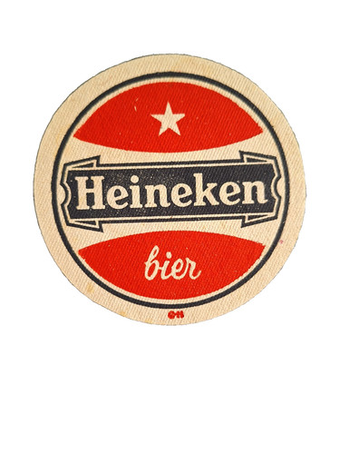 Heineken beer mat - beer, mat,
