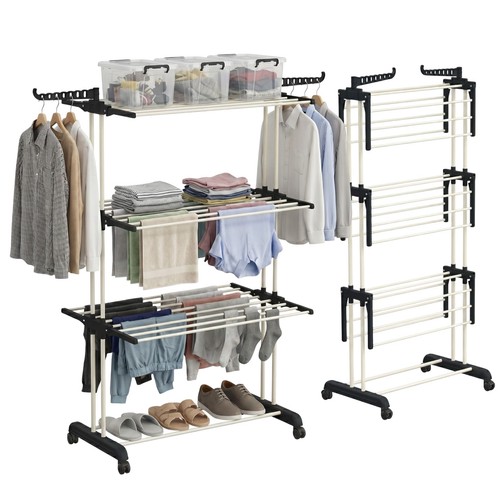 Tier foldable laundry - foldable, dryer