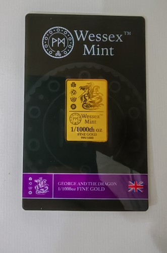 1000 fine gold bar - 1/1000, oz