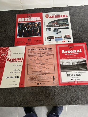 Arsenal programmes see - arsenal,