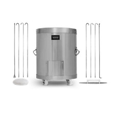 Medium tandoor clay oven - clay,