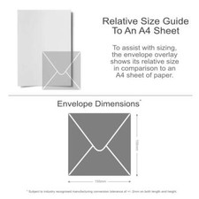 Amazon Green 155mm x 155mm Gummed 120gsm Square Coloured Envelopes