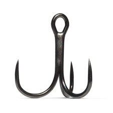 VMC 7547B Black Nickle 75 Series Treble Hook Size 12 '5pcs' (SALE)