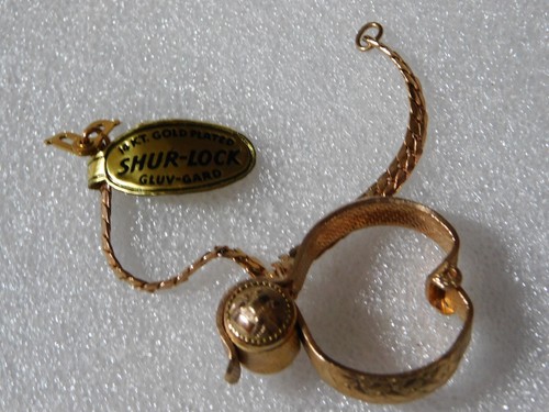 Nice 14k gold plated shur - plated, shur-lock