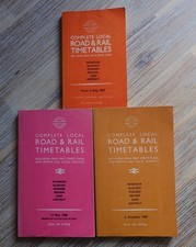 Complete Local Road & Rail Bus Timetables Windsor Staines 1962 1966 & 1969