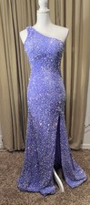 Elegant Purple Sequins dress