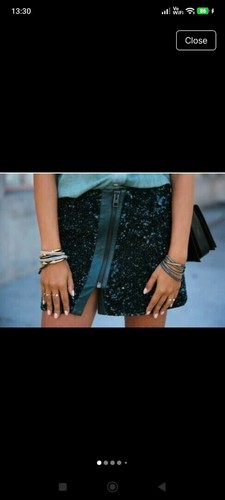 Allsaints black sequin mini - allsaints,