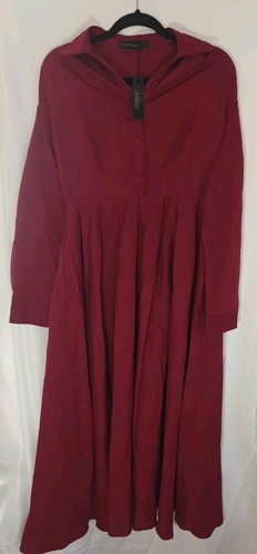 Ladies zanzea red long sleeve - zanzea,