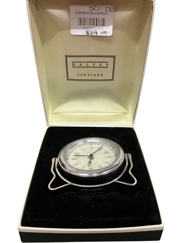 Dalvey mariner desk clock with - dalvey,