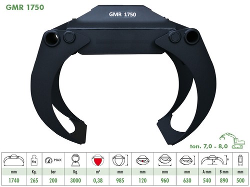 Robustrack log grab gmr 1750 - gmr,