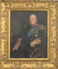 Sir Winston Churchill Framed