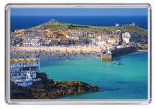 St Ives Cornwall England Fridge Magnet 01
