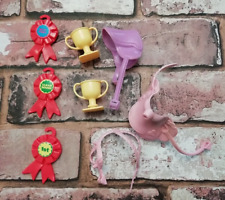 My Little Pony Stable Accessories Bundle Saddles Trophies Rosettes Vintage G1