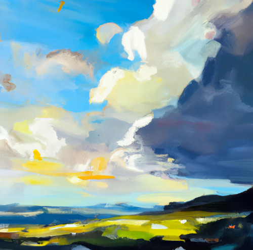 Original landscape painting - original,