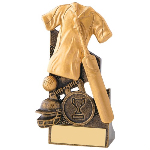 Cricket trophy ancient gold - -,