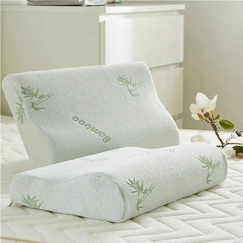 Bamboo memory foam pillow - bamboo,