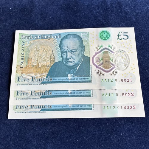 Churchill 5 banknotes - churchill, £5