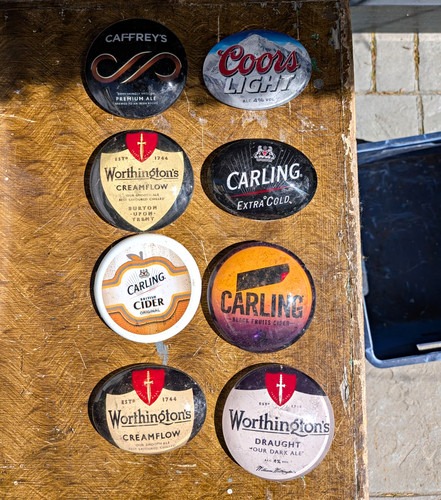 Asst beer badges - 8,