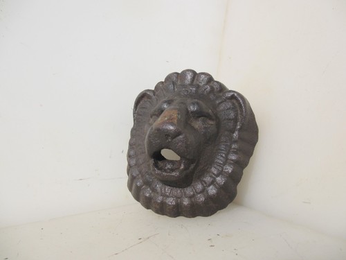 Antique iron lion - antique,