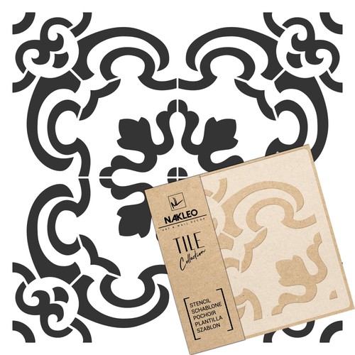 Reusable plastic tile stencil - plastic,
