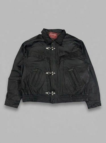 Vintage 90s black - real, leather