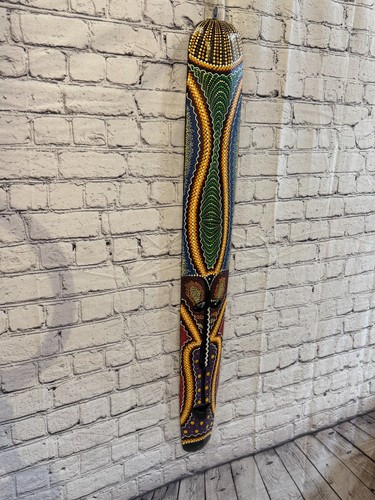 100cm mask carved wooden dot - carved,