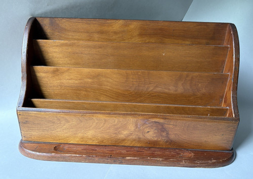 Vintage 1940 large wood desk - 1940's,