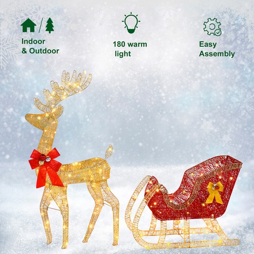 Large christmas reindeer - large,
