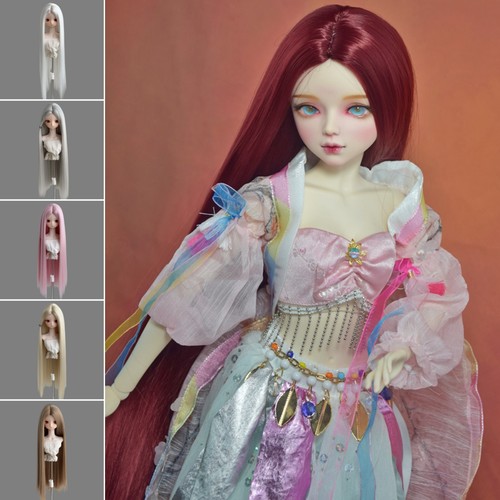 Doll wig long straight - doll's,