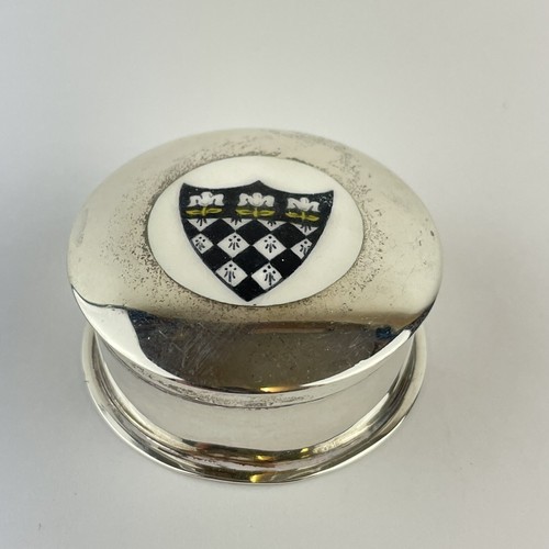 Antique solid silver enamel - antique,