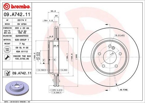 A742 brembo brake - brembo,