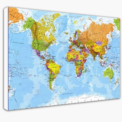 World map modern - world,