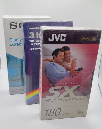 Vhs blank video cassettes - x,
